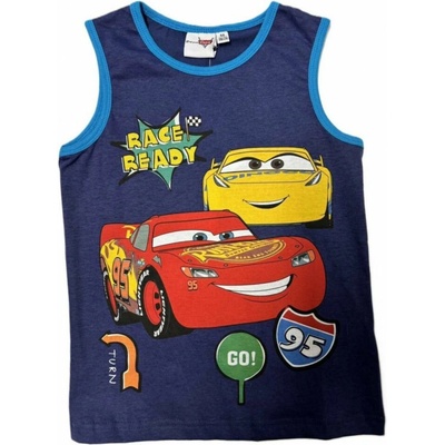 Kittymall chlapecké letní tílko CARS race ready modré