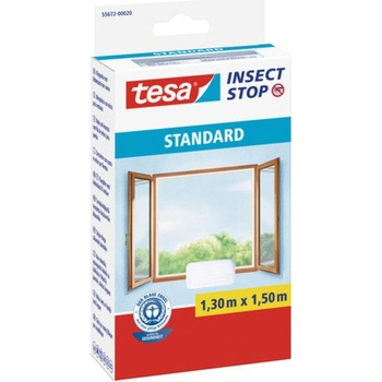 Tesa Insect Stop sieť proti hmyzu STANDARD do okien biela 1,3 × 1,5 m, 55672-00020-03