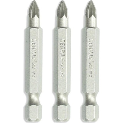 Dedra Sada šroubovacích bitů Pozidriv PZ1/2/3 x 50mm, blistr 18A07S03