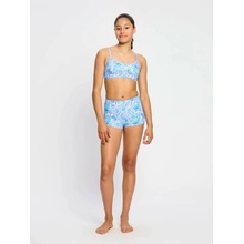 Dívčí plavky Modibodi crop top Paisley Pink horní díl SWCRHIPLPT