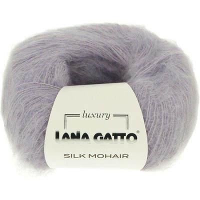 Lana Gatto Silk Mohair 9374 fialově šedá