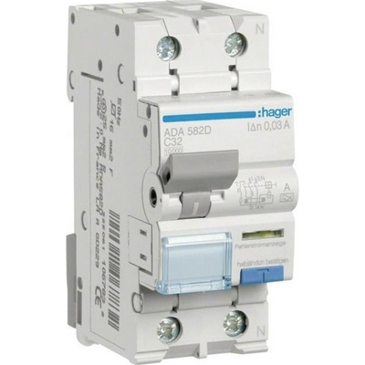 Hager ADA582D 2-pólový 32 A 0.03 A 240 V