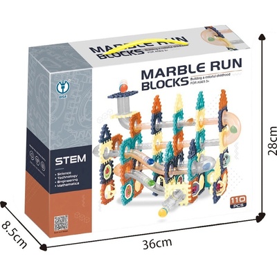 Alltoys Kuličkodráha magnetická 110 ks