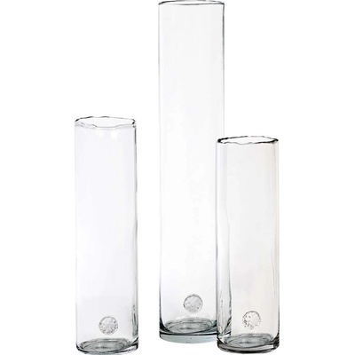 Skleněná váza 55 x 10 cm – Zboží Dáma