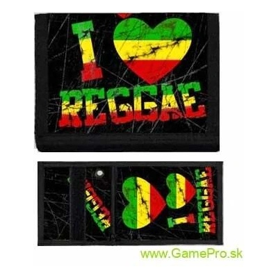 I Love Reggae Wallet Heart