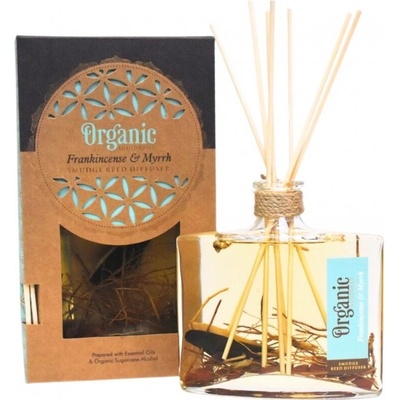 Organic difuzér s tyčinkami Frankincense & Myrrh 150 ml