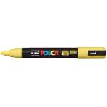 uni Декоративен маркер, 1, 8-2, 5 мм, UNI "Posca PC-5M", жълт 286526000 (286526000)