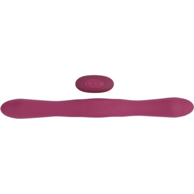 Doc Johnson Tryst Duet Double Ended Vibrator with Wireless Remote Berry