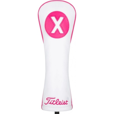 Titleist headcover Leather Pink Out Hybrid bílo růžový – Zboží Dáma