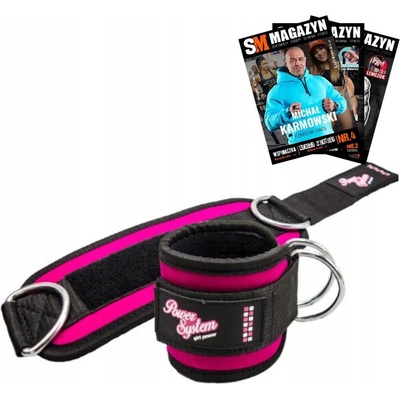 Power System Ankle straps Gym babe růžová PS-3450 – Zboží Dáma