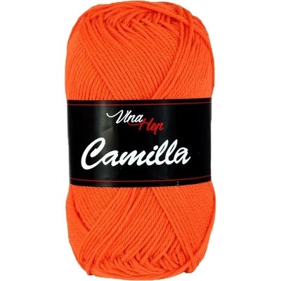 Vlna - Hep příze Camilla_8194 sytá oranžová