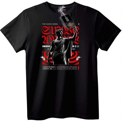 Тениска Елегантен Ангел - 4XL, White