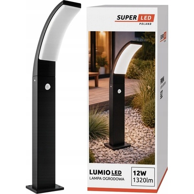 Záhradný stĺpik LED 60 cm 4000K + PIR senzor
