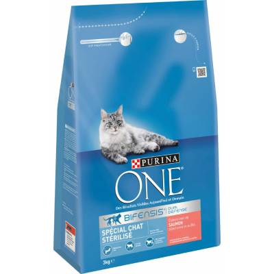 Purina ONE Bifensis Sterilised losos 2 x 3 kg
