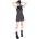 JAWBREAKER дамска рокля JAWBREAKER - Pinstripe Spiderweb - Black - DRA 9763