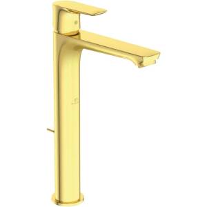 Ideal Standard Connect Air - Смесител за умивалник „Slim с излив, „Brushed Gold A7025A2 (A7025A2)
