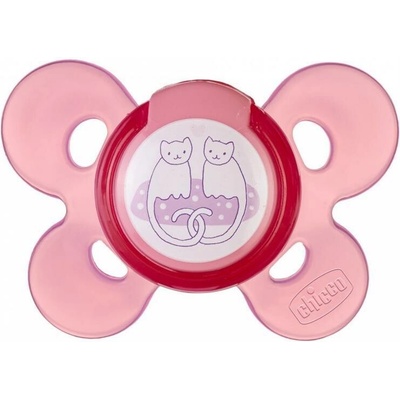 CHICCO Physio Comfort silikonový cumlík ružová 1 ks
