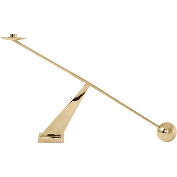 Audo Copenhagen Свещник за класическа свещ Interconnect полиран месинг 70 см (71033-001061)