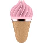 Satisfyer Sweet Treat - вибратор за клитор с акумулатор и въртящи движения (розово-кафяв)