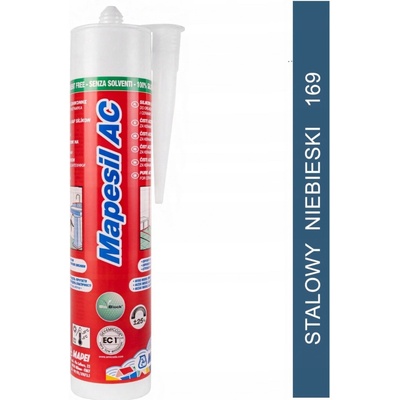 Mapesil AC 169 sanitární silikon 310 g ocelově modrá