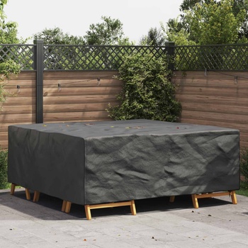 vidaXL Покривало за мебели Едноцветен Черно 210 x 200 x 70 см 420D (4105778)
