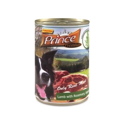 Prince Dog Premium jehněčí s rozmarýnem jablky & mrkví 800 g
