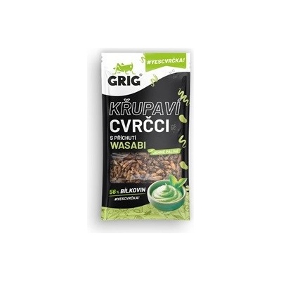 Grig chrumkavé cvrčky Wasabi 13 g