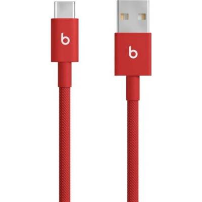 Beats MFEJ4EE/A Woven opletený nabíjecí a datový USB-A na USB-C 5m červený
