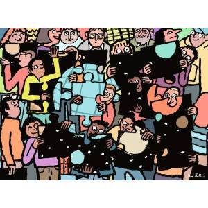 Ravensburger - Puzzle Puzzle Community - 500 piese