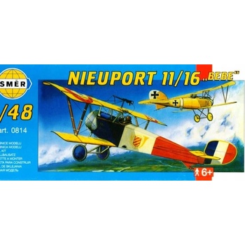Směr Model Nieuport Bebe 12 9x16 2cm v krabici 31x13 5x3 5cm 11:16