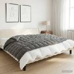 vidaXL Тежко одеяло Антрацит 155 x 220 cm 11 kg 100% Памук 205T (42044040)