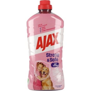 Ajax Strong & Safe univerzálny hygienický čistiaci prostriedok 1 l