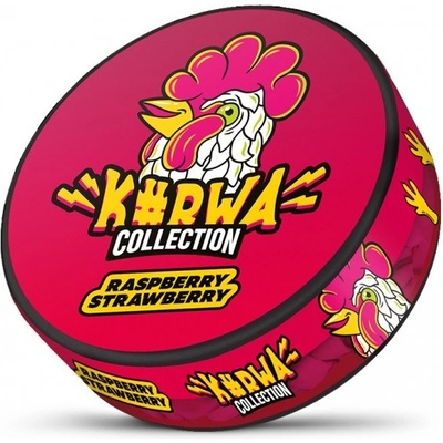 KURWA collection raspberry strawberry 18mg 18 vrecúšok