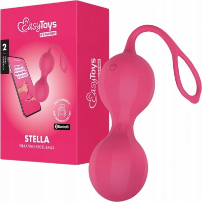 EasyConnect Vibrating Kegel Balls Stella App-Controlled Pink