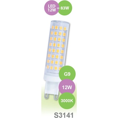 Sandria LED žárovka G9 S3141 SANDY LED G9 12W SMD 3000K