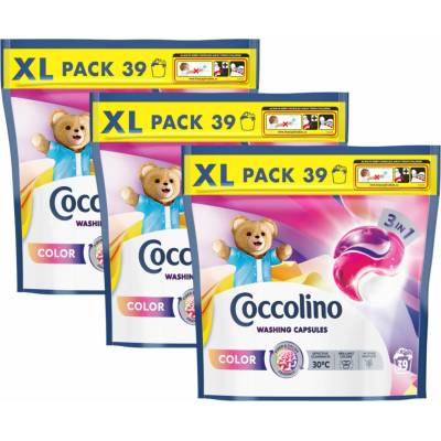 Coccolino 3v1 Color pracie kapsuly 3 x 39 PD