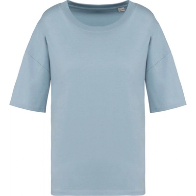 Dámské ekologické tričko Oversized Aquamarine