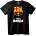 NOONEBRAND Тениска FC Barcelona Força Barça - 2XL, Black