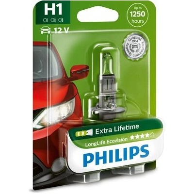 Philips LongLife EcoVision H1 P14,5s 12V 55W 12258LLECOB1