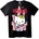 NOONEBRAND Тениска Hello Kitty принцеса - 3XL, Black