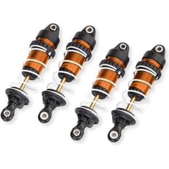 Traxxas амортисьор GTR дълъг оранжев (сглобен с пружини)