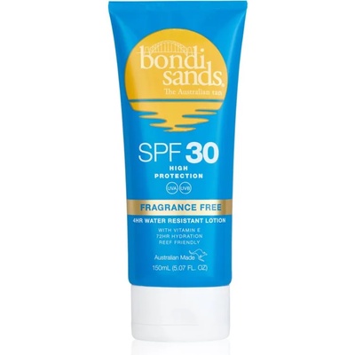 Bondi Sands SPF 30 Fragrance Free слънцезащитен лосион за тяло SPF 30 без парфюм 150ml