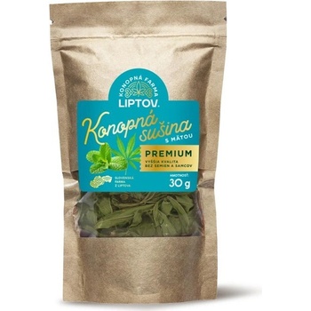 Konopná farma Liptov Konopná sušina s mätou čaj PREMIUM 30 g