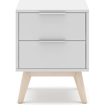 Marckeric Бяло нощно шкафче Campus - Marckeric (16382)