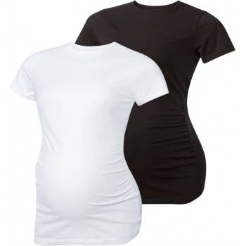 Esmara dámské těhotenské triko 2 kusy černá bílá
