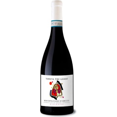 Tenuta Tre Gemme Montepulciano D’Abruzzo DOC Suché červené 2022 13,5% 0,75 l (holá láhev)