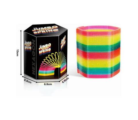 Barevná jumbo spirála se třpytkami