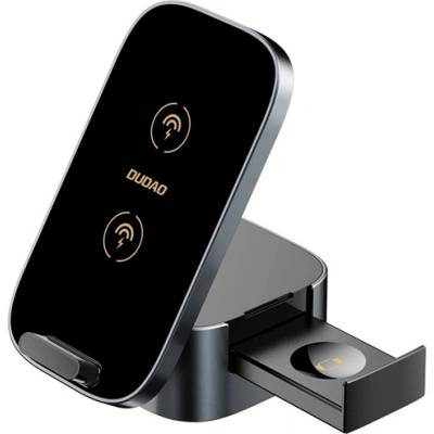 Dudao iPhone 17e / 17 Pro Max / 17 Pro DUDAO A11PRO+ настолно зарядно устройство 3 в 1, 15 W, сгъваемо, ЧЕРНО GP-190660 (GP-190660)