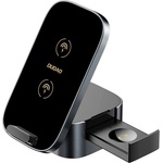 Dudao iPhone 17e / 17 Pro Max / 17 Pro DUDAO A11PRO+ настолно зарядно устройство 3 в 1, 15 W, сгъваемо, ЧЕРНО GP-190660 (GP-190660)