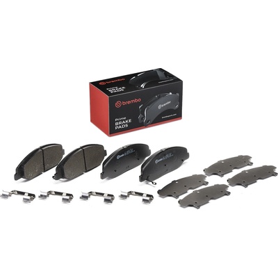 Sada brzdových destiček, vždy 4 kusy v sadě BREMBO P 09 016 (P09016)